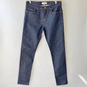 Reiss Jersey stretch Car slim jeans, dark blue, Size 30 K42